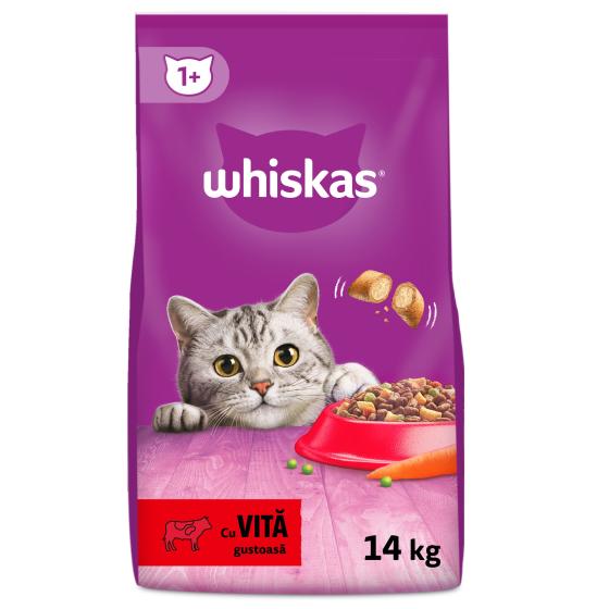 Hrana uscata pentru pisici Whiskas, Vita, 14Kg buc