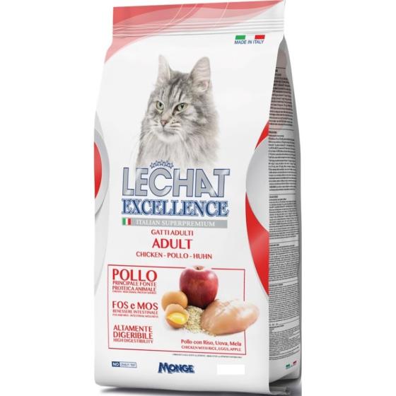 Hrana uscata pentru pisici Lechat Excellence, Pui, 400 Gr 400 Gr