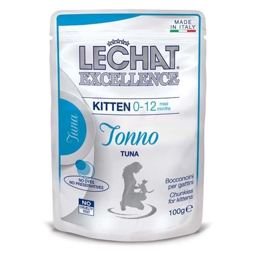 Mancare pentru pisici Monge, Lechat Excellence Kitten Junior, Aroma de ton, 100 Gr 100 Gr